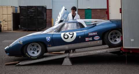 The LM69 loaded for transport