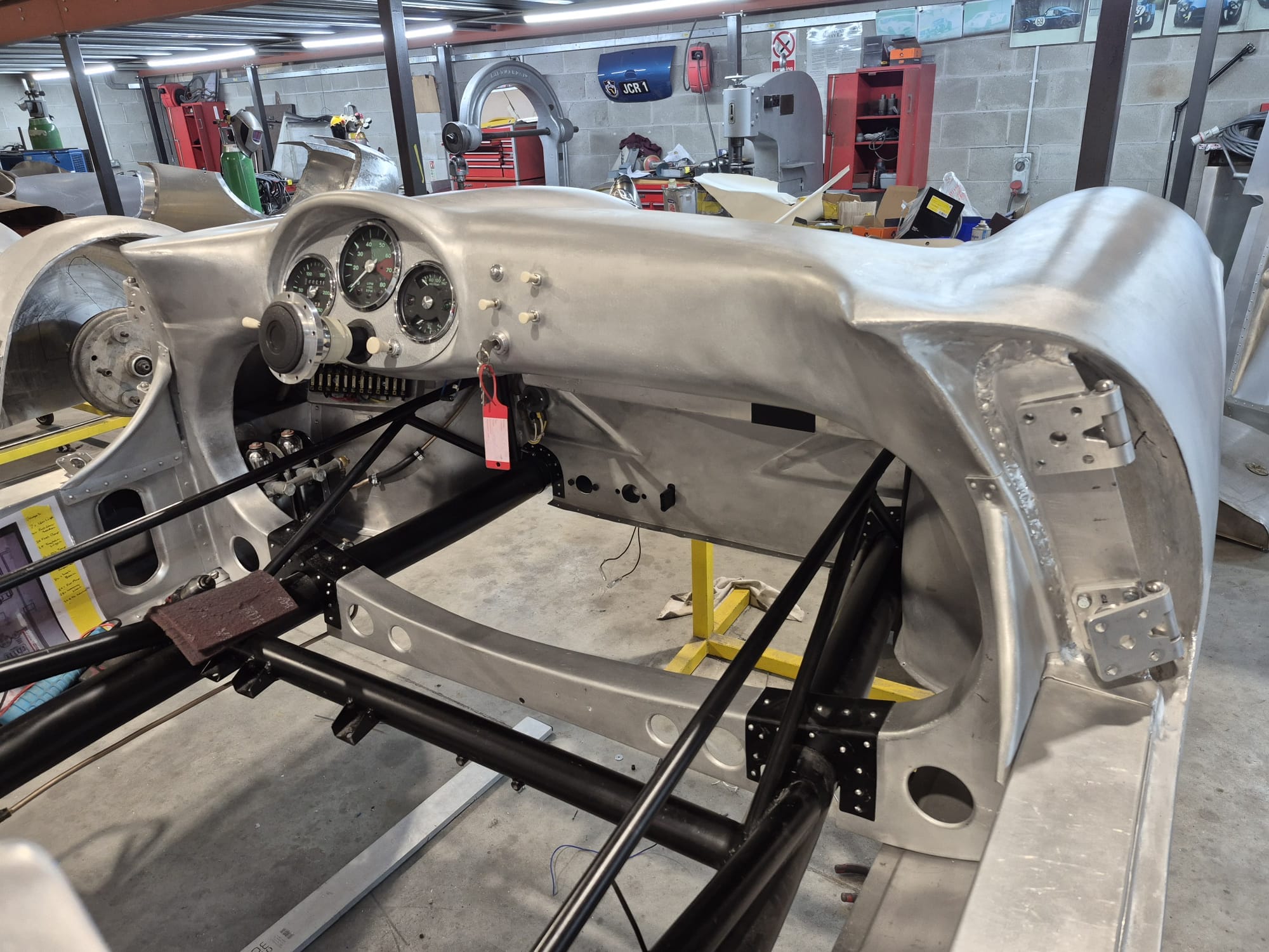 Dashboard and gauges going in